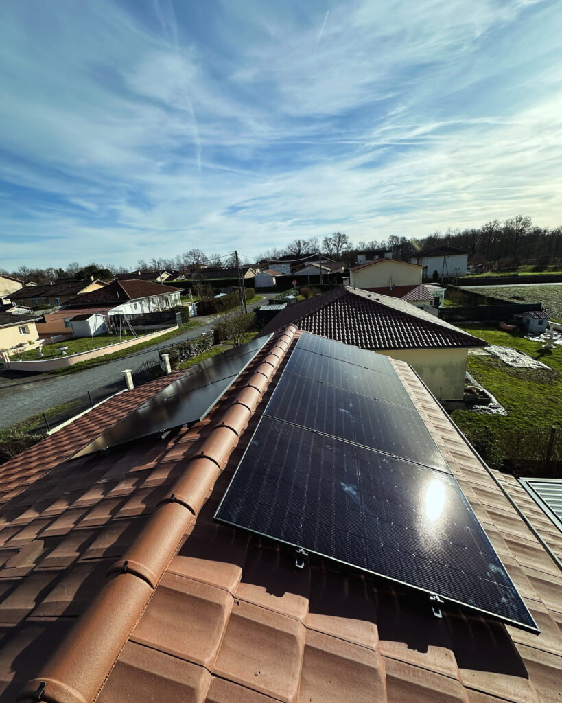 Installation de panneaux solaires