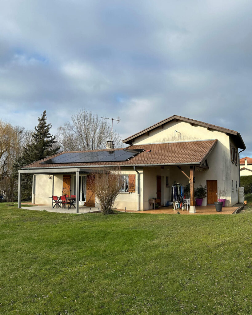Chantier panneaux solaires tarminé